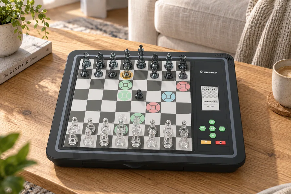 客厅里的 L6 Pro 智能棋盘
